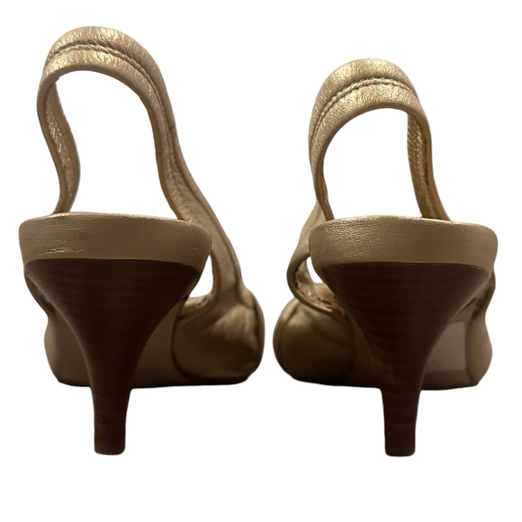 Cole Haan Gold Heels - Picture 9 of 15